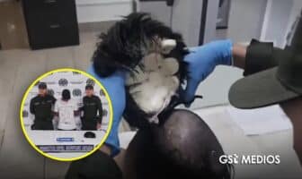 VIDEO: Capturan a hombre que intentaba traficar 400 dosis de droga en peluca