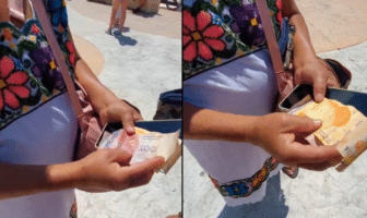 Turista extranjero estafa a artesana mexicana al pagar con billetes argentinos