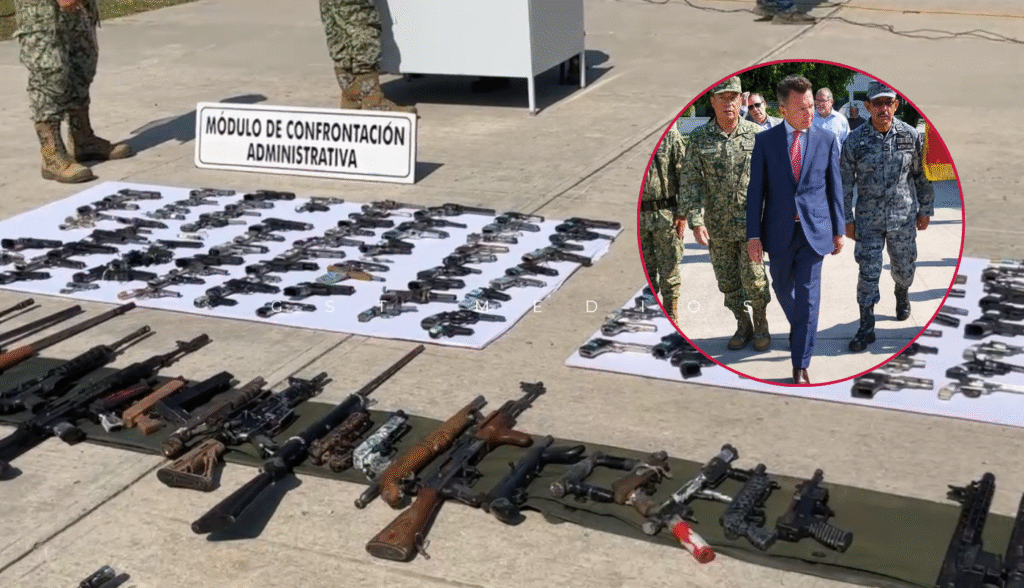 Jalisco: Destruyen más de 500 armas decomisadas en la 15va Zona Militar