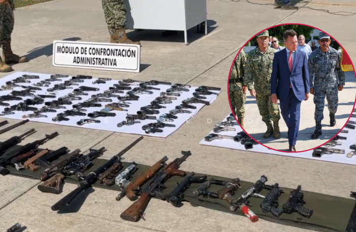 Jalisco: Destruyen más de 500 armas decomisadas en la 15va Zona Militar