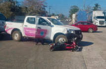 Patrulla Rosa involucrada en accidente vial en la carretera 544
