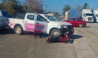 Patrulla Rosa involucrada en accidente vial en la carretera 544