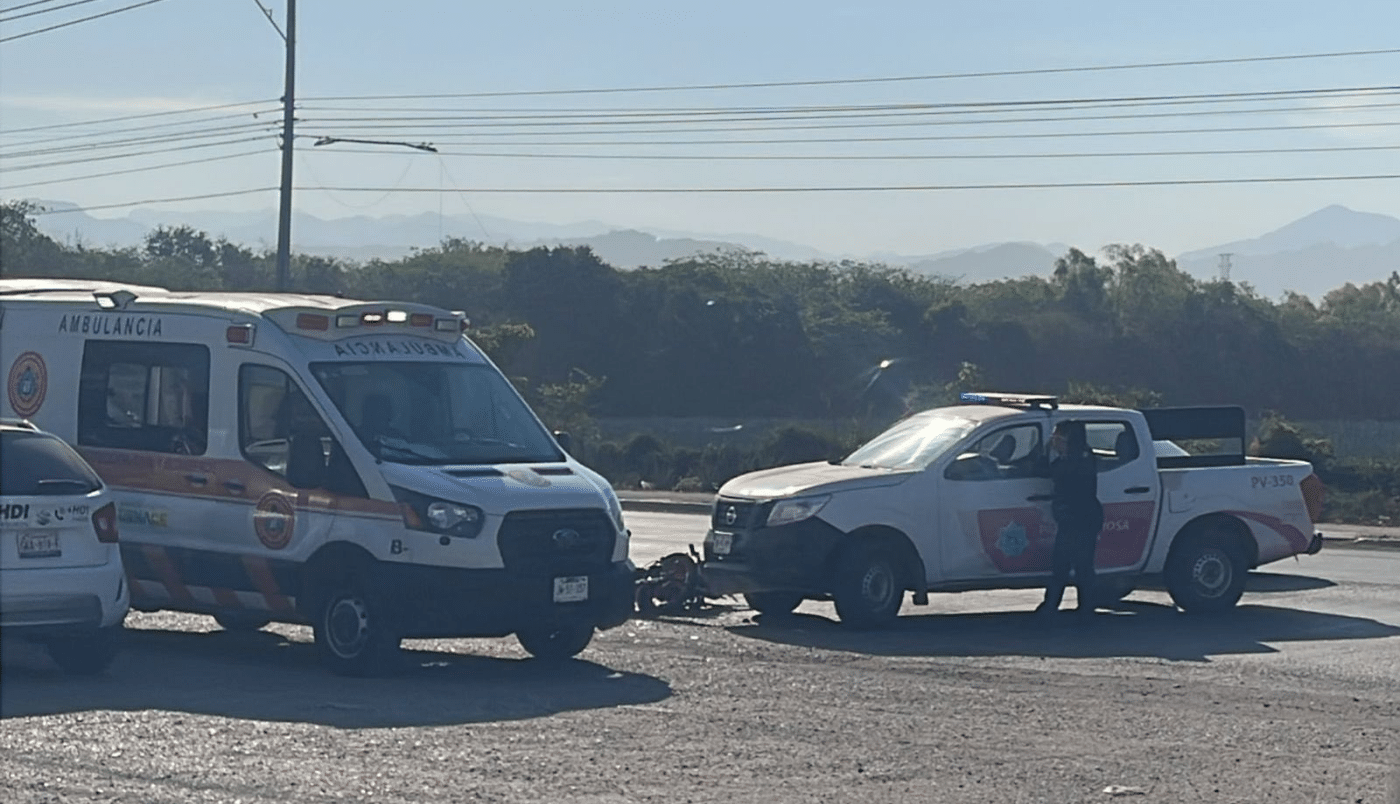 Patrulla Rosa involucrada en accidente vial en la carretera 544