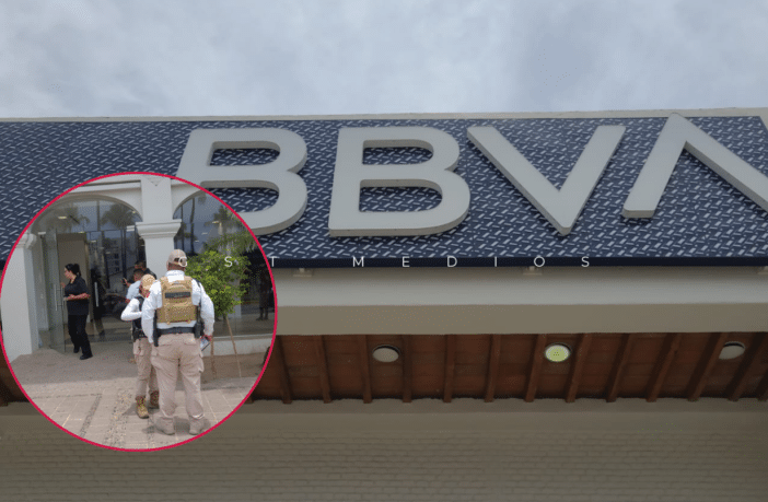 ¡Otro asalto al interior de banco! Ahora fue un BBVA de la colonia Olímpica