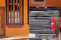 VIDEO: Atacan a balazos presidencia municipal de Huajicori durante la madrugada