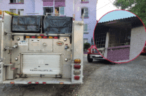 Voraz incendio en La Aurora deja cuatro personas lesionadas, dos con quemaduras graves
