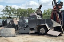 Destruye FGR 15 vehículos "Monstruos" en Tamaulipas