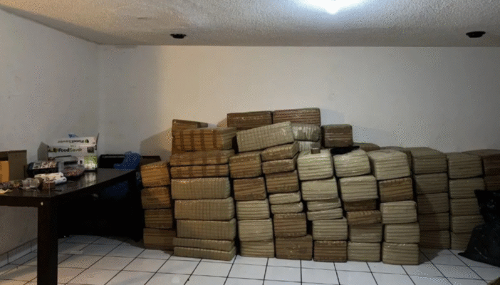 Asegura Marina casi tres toneladas de presunta mariguana en La Paz, Baja California Sur