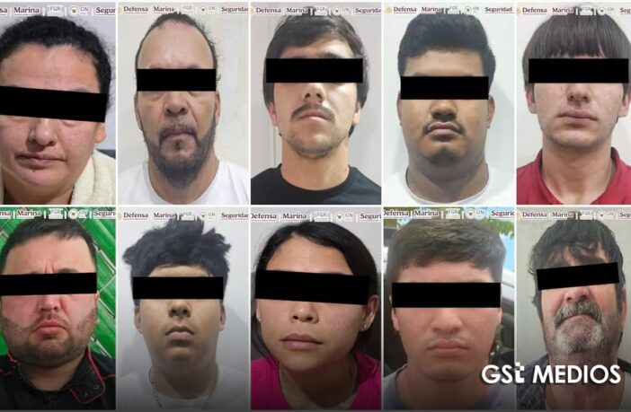 Detienen a 10 integrantes de la facción “Los Mayos” en operativos simultáneos en Culiacán