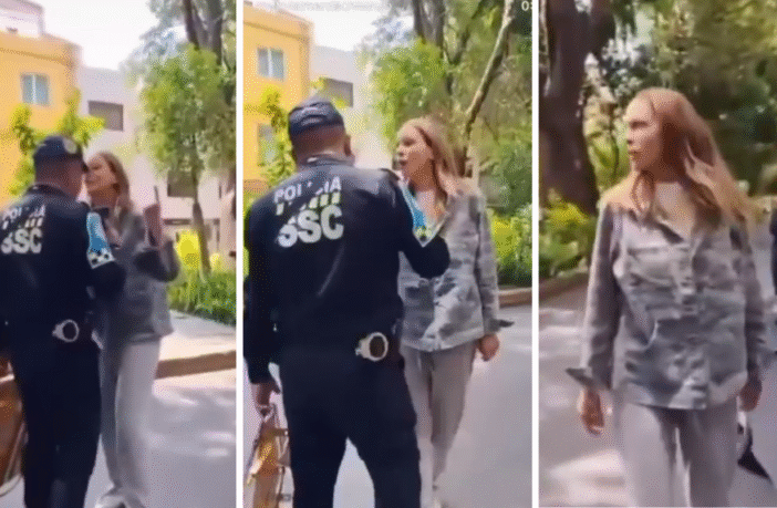 ‘Lady Racista’ insulta a policía y se viraliza en redes sociales