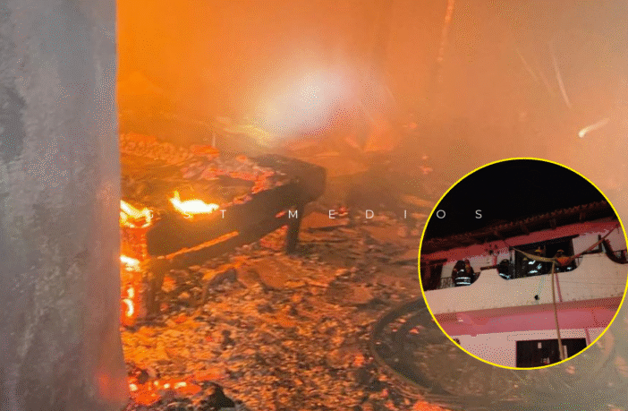 Se registra incendio en vivienda de la colonia El Remance