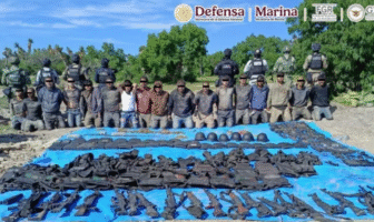 Detienen a 18 presuntos miembros del CJNG en Aguascalientes; aseguran armas, droga y equipo táctico