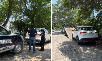 Recuperan vehículo con reporte de robo en la colonia Guadalupe Victoria de Puerto Vallarta