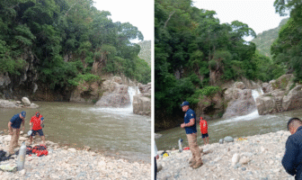 Localizan el cuerpo de hombre desaparecido en la cascada El Salto