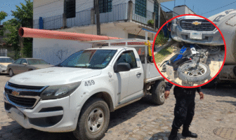 Personal de Seapal Vallarta protagoniza accidente vial en Lomas del Coapinole