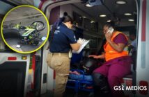 Aparatoso choque entre motocicletas deja dos lesionados en Av. Medina Ascencio