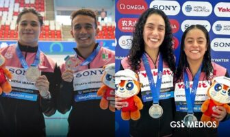 Clavadistas mexicanos se cuelgan medalla de plata en el Campeonato Mundial de Deportes Acuáticos