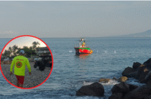 Continúa la búsqueda de joven desaparecido en Playa Camarones tras ser arrastrado por el mar