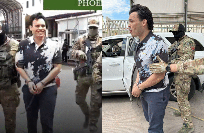 ICE difunde imágenes de Julio César Chávez Jr. esposado durante su deportación a México