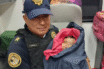 Policías rescatan a bebé de cuatro meses abandonado en la colonia Tacubaya