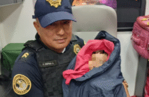 Policías rescatan a bebé de cuatro meses abandonado en la colonia Tacubaya