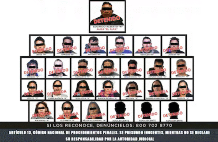 Detienen a “El Alfa”, líder criminal ligado a homicidio en Zinacantepec