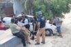 Vehículo se impacta contra el portón de una vivienda en Lomas del Calvario