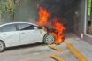 Se incendia vehículo en la colonia La Floresta de Puerto Vallarta