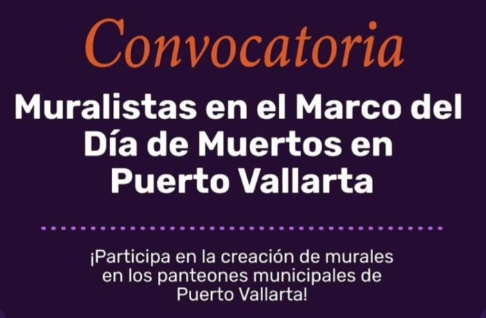 Convocatoria muralistas Día de Muertos Puerto Vallarta 2025