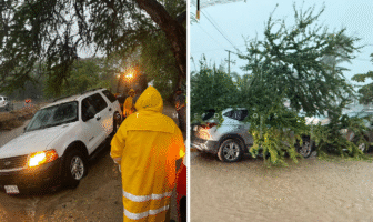 Lluvias en Bahía de Banderas provocan inundaciones y vehículos arrastrados
