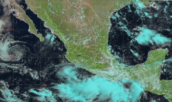 Este domingo se formó la tormenta tropical Narda en el Pacífico