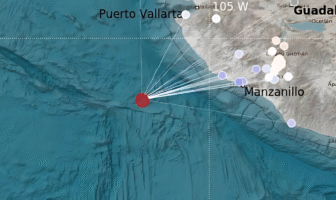 Sismo magnitud 5.4 sacude frente a costas de Jalisco