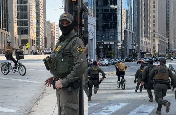 VIDEO: Repartidor logra escapar de agentes del ICE en Chicago