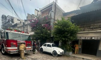 Notiespacio PV | Se registra incendio en vivienda de la Colonia Emiliano Zapata