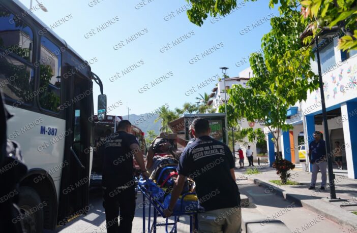 Notiespacio PV | Mujer se desvanece dentro de camión Demonio Blanco