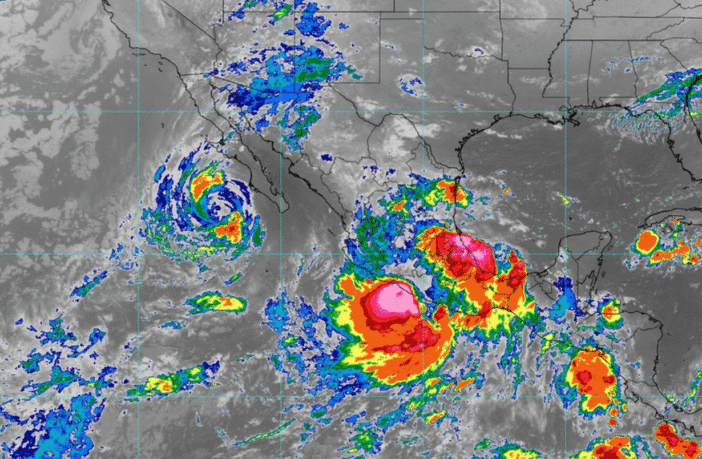 Se prevén lluvias torrenciales y fuertes vientos en siete estados del país