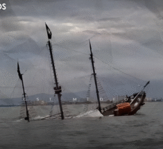 Se hunde La Marigalante, símbolo histórico de Puerto Vallarta