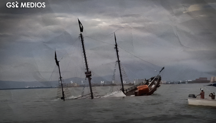 Se hunde La Marigalante, símbolo histórico de Puerto Vallarta