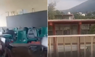 VIDEO: Maestra protege a sus alumnos de primaria durante balacera en Monterrey