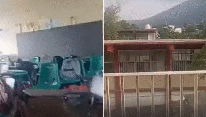VIDEO: Maestra protege a sus alumnos de primaria durante balacera en Monterrey
