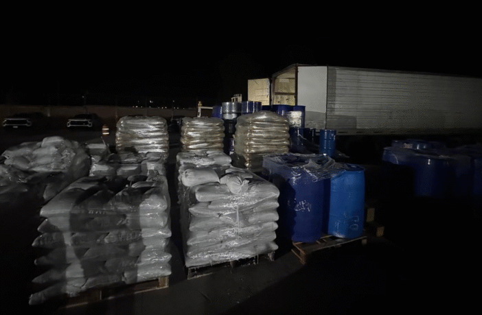 Detienen en Durango a hombre con más de 13 toneladas de precursores químicos Detienen en Durango a hombre con más de 13 toneladas de precursores químicos