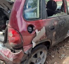 Chevy se incendia en plena avenida De Los Poetas