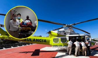 Trasladan en ambulancia aérea a niña wixárika a hospital de la ZMG