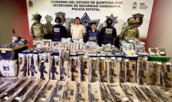 Detienen a dos presuntos miembros del CJNG en operativo de Quintana Roo