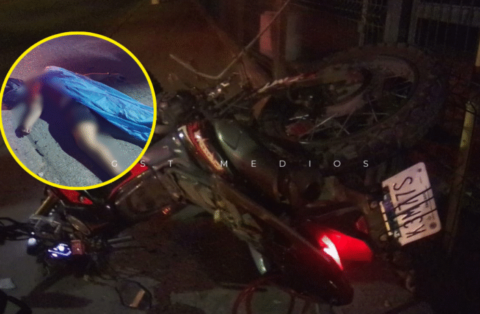 Motociclista muere en González Gallo tras estrellarse contra un poste