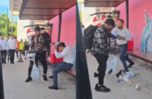 VIDEO: Taxista y turista se agarran a golpes en Playa del Carmen