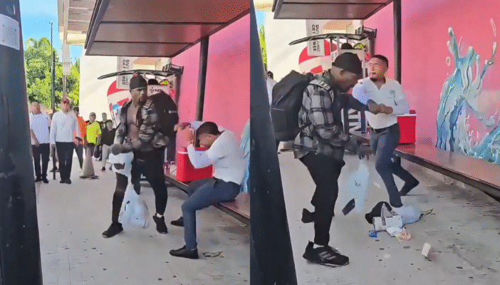 VIDEO: Taxista y turista se agarran a golpes en Playa del Carmen VIDEO: Taxista y turista se agarran a golpes en Playa del Carmen