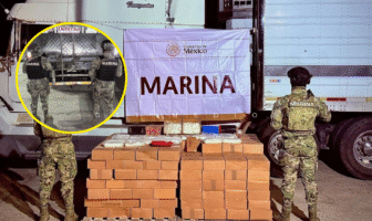 600 kilos de metanfetamina y 21 de cocaína son decomisados en el puerto de Mazatlán