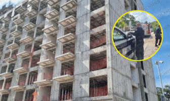 Cae obrero del 8vo piso de un edificio y pierde la vida al instante