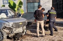Ebrio conductor provoca accidente vial en Villa de Guadalupe